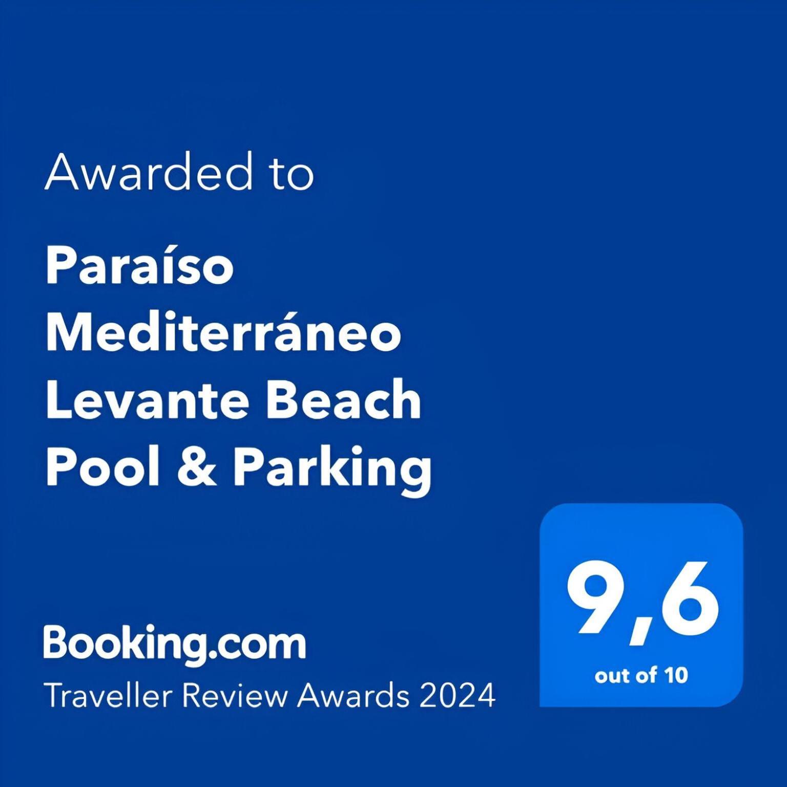 Paraiso Mediterraneo Levante Beach Pool & Parking 貝尼多姆 外观 照片